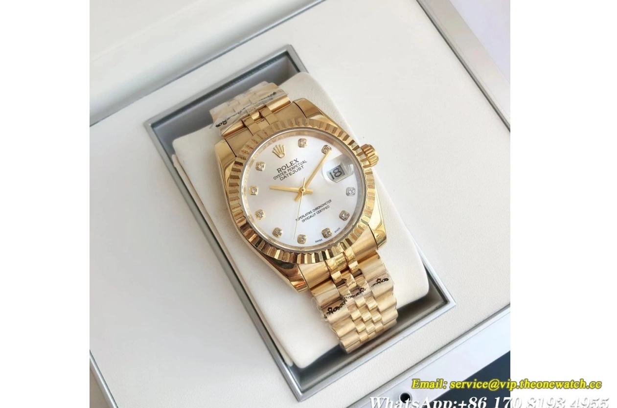 Dia 28mm Silver Jub Datejust GDF MY8215 YG 36 YG 0225